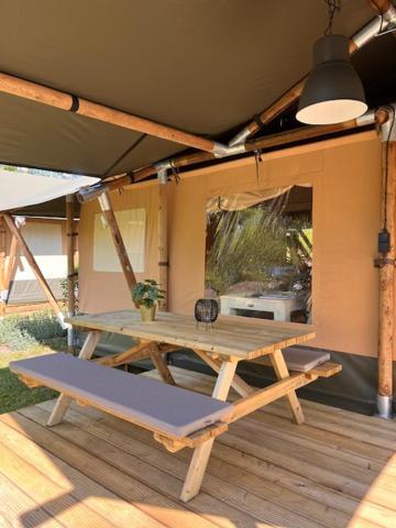 Luxe Safaritent Medley 5 Persoons Op Camping Rijsterbos Kültér fotó